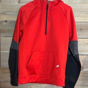 DSG Red Hoodie with Black Details